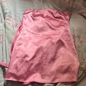 NWOT Princess Polly Pink Strapless Mini Dress